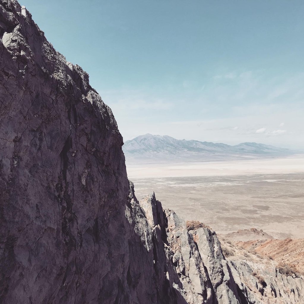 View near Nevada Border, Rishel Peak
